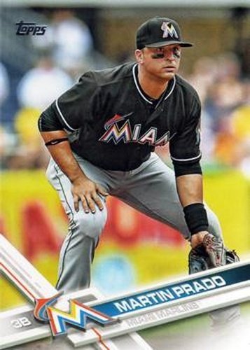 #674 Martin Prado - Miami Marlins - 2017 Topps Baseball