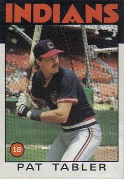 #674 Pat Tabler - Cleveland Indians - 1986 Topps Baseball