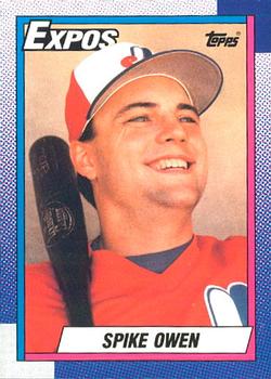 #674 Spike Owen - Montreal Expos - 1990 O-Pee-Chee Baseball
