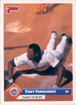 #674 Tony Fernandez - New York Mets - 1993 Donruss Baseball