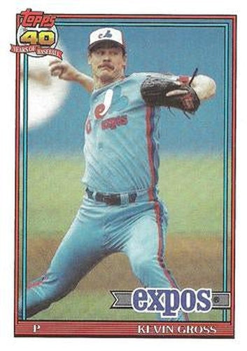 #674 Kevin Gross - Montreal Expos - 1991 Topps Baseball