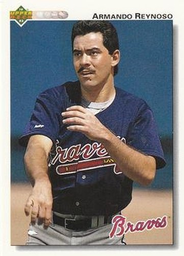 #674 Armando Reynoso - Atlanta Braves - 1992 Upper Deck Baseball
