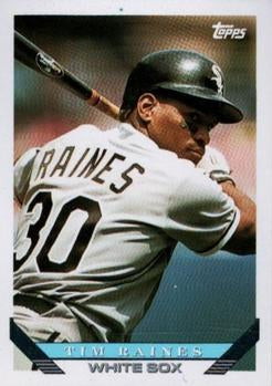 #675 Tim Raines - Chicago White Sox - 1993 Topps Baseball