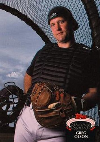#675 Greg Olson - Atlanta Braves - 1992 Stadium Club Baseball