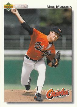 #675 Mike Mussina - Baltimore Orioles - 1992 Upper Deck Baseball