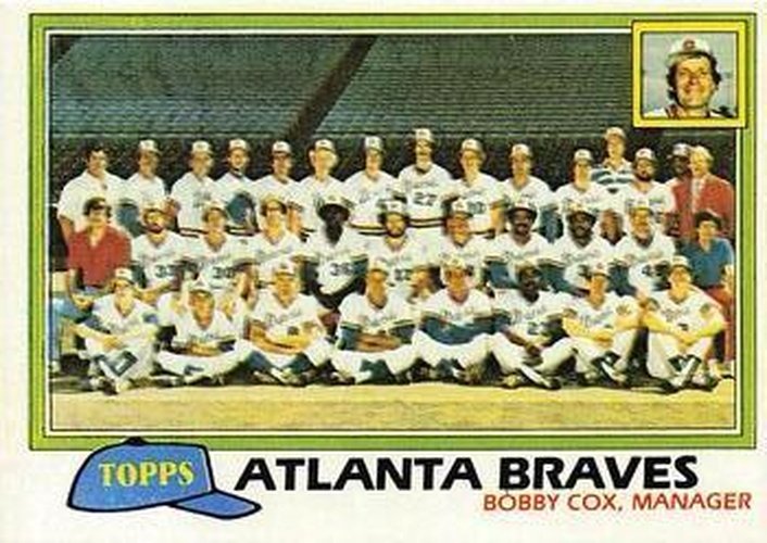 #675 Atlanta Braves / Bobby Cox - Atlanta Braves - 1981 Topps Baseball