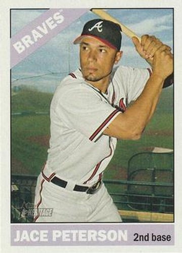#675 Jace Peterson - Atlanta Braves - 2015 Topps Heritage Baseball