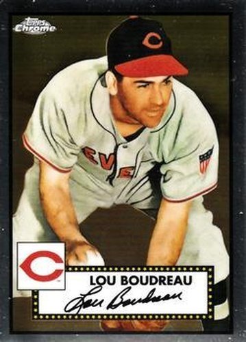 #675 Lou Boudreau - Cleveland Indians - 2021 Topps Chrome Platinum Anniversary Baseball