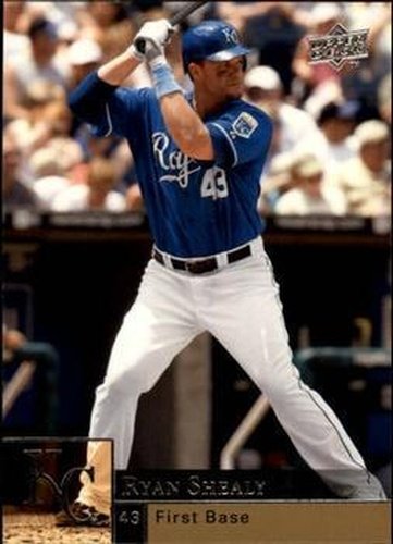 #675 Ryan Shealy - Kansas City Royals - 2009 Upper Deck Baseball