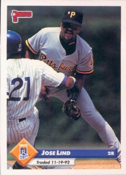 #675 Jose Lind - Kansas City Royals - 1993 Donruss Baseball