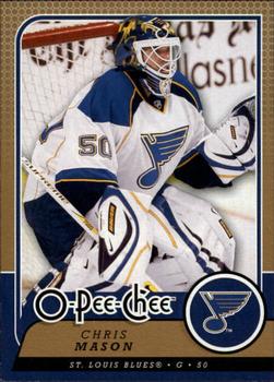 #675 Chris Mason - St. Louis Blues - 2008-09 O-Pee-Chee Hockey