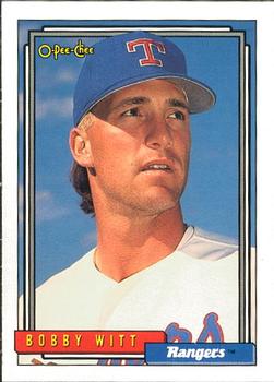 #675 Bobby Witt - Texas Rangers - 1992 O-Pee-Chee Baseball