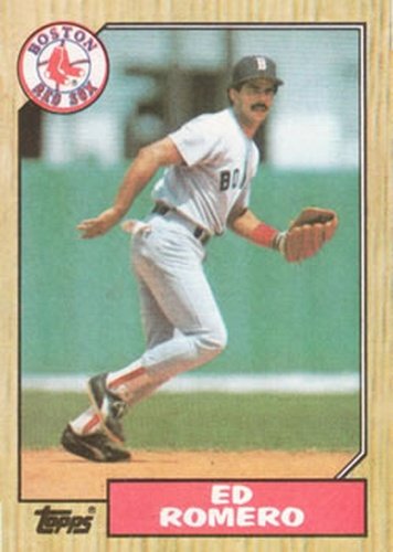 #675 Ed Romero - Boston Red Sox - 1987 Topps Baseball