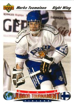 #675 Marko Tuomainen - Finland - 1991-92 Upper Deck Hockey