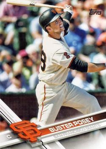 #675a Buster Posey - San Francisco Giants - 2017 Topps Baseball