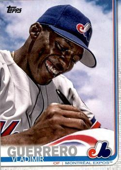 #675b Vladimir Guerrero - Montreal Expos - 2019 Topps Baseball