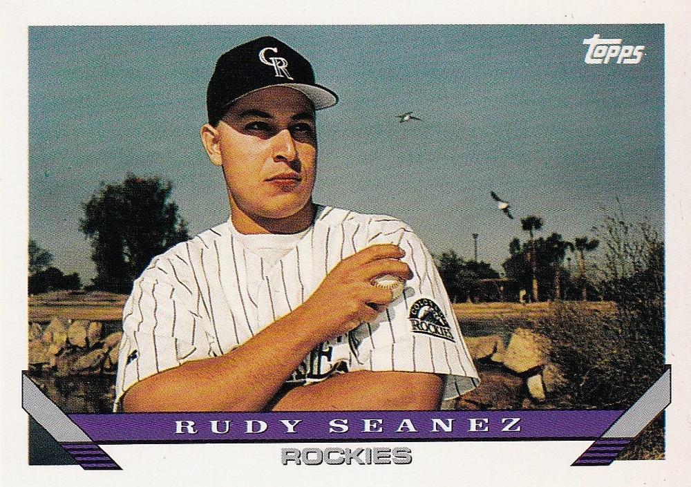 #676 Rudy Seanez - Colorado Rockies - 1993 Topps Baseball