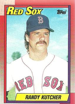 #676 Randy Kutcher - Boston Red Sox - 1990 Topps Baseball