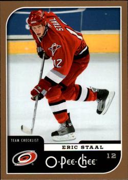 #676 Eric Staal - Carolina Hurricanes - 2006-07 O-Pee-Chee Hockey