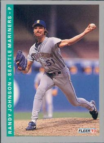 #676 Randy Johnson - Seattle Mariners - 1993 Fleer Baseball