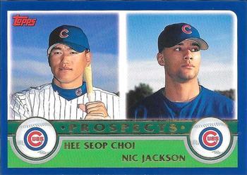 #676 Hee Seop Choi / Nic Jackson - Chicago Cubs - 2003 Topps Baseball