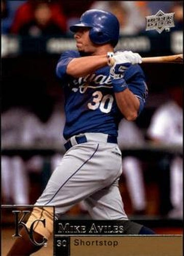 #676 Mike Aviles - Kansas City Royals - 2009 Upper Deck Baseball