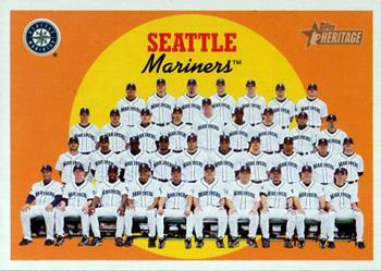 #676 Seattle Mariners - Seattle Mariners - 2008 Topps Heritage Baseball