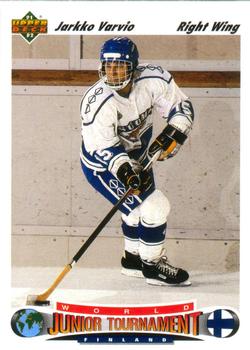 #676 Jarkko Varvio - Finland - 1991-92 Upper Deck Hockey