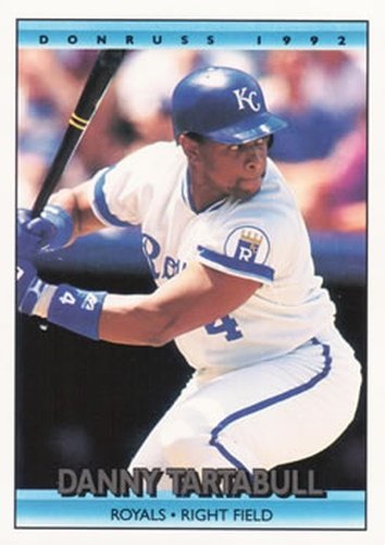 #676 Danny Tartabull - Kansas City Royals - 1992 Donruss Baseball