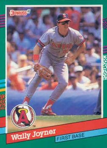 #677 Wally Joyner - California Angels - 1991 Donruss Baseball