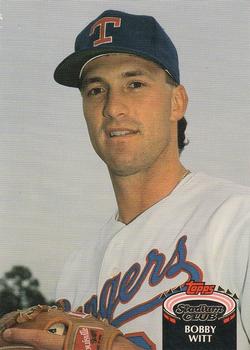#677 Bobby Witt - Texas Rangers - 1992 Stadium Club Baseball