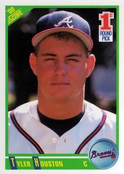 #677 Tyler Houston - Atlanta Braves - 1990 Score Baseball