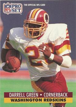 #677 Darrell Green - Washington Redskins - 1991 Pro Set Football