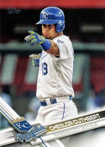 #677 Cheslor Cuthbert - Kansas City Royals - 2017 Topps Baseball