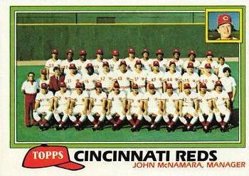 #677 Cincinnati Reds / John McNamara - Cincinnati Reds - 1981 Topps Baseball