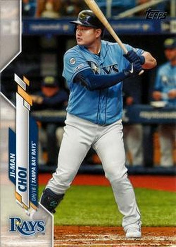 #677 Ji-Man Choi - Tampa Bay Rays - 2020 Topps Baseball
