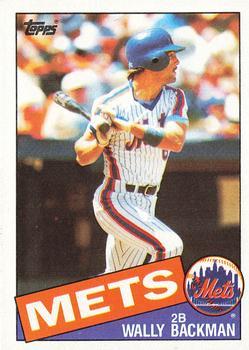 #677 Wally Backman - New York Mets - 1985 Topps Baseball