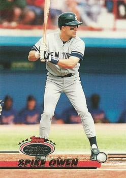 #677 Spike Owen - New York Yankees - 1993 Stadium Club Baseball