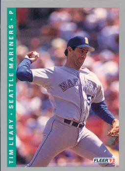 #677 Tim Leary - Seattle Mariners - 1993 Fleer Baseball