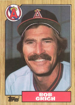 #677 Bob Grich - California Angels - 1987 Topps Baseball