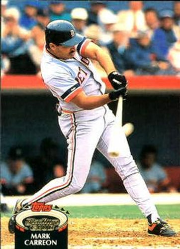 #678 Mark Carreon - Detroit Tigers - 1992 Stadium Club Baseball