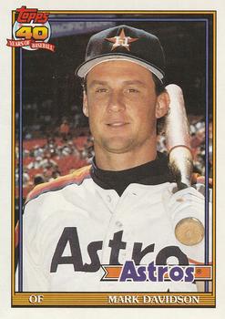 #678 Mark Davidson - Houston Astros - 1991 O-Pee-Chee Baseball
