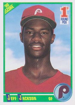 #678 Jeff Jackson - Philadelphia Phillies - 1990 Score Baseball