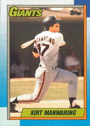 #678 Kirt Manwaring - San Francisco Giants - 1990 O-Pee-Chee Baseball