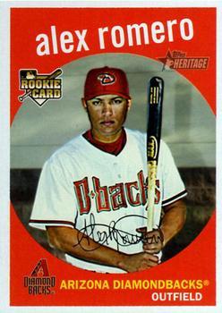 #678 Alex Romero - Arizona Diamondbacks - 2008 Topps Heritage Baseball