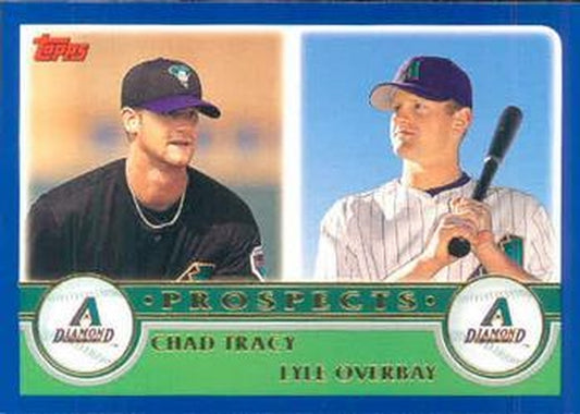 #678 Chad Tracy / Lyle Overbay - Arizona Diamondbacks - 2003 Topps Baseball