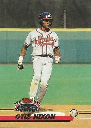 #678 Otis Nixon - Atlanta Braves - 1993 Stadium Club Baseball