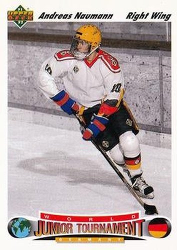 #678 Andreas Naumann - Germany - 1991-92 Upper Deck Hockey