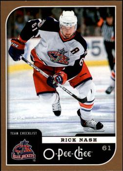 #678 Rick Nash - Columbus Blue Jackets - 2006-07 O-Pee-Chee Hockey