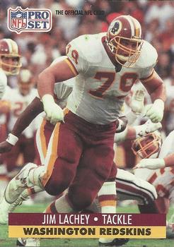 #679 Jim Lachey - Washington Redskins - 1991 Pro Set Football
